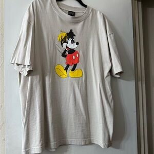 Revenge Mickey Mouse Don’t Kill Your Friends Kids! Graphic Beige T-Shirt